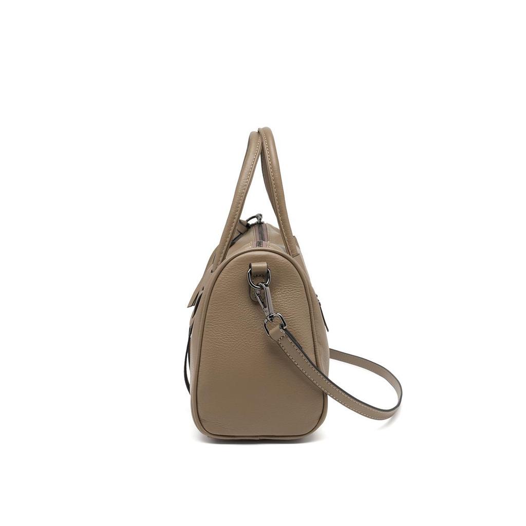 2025 Handtasche aus echtem Leder im Boston-Kissen-Stil: Frühlings- & Herbstmode Einseitige Pendlertasche SC1675