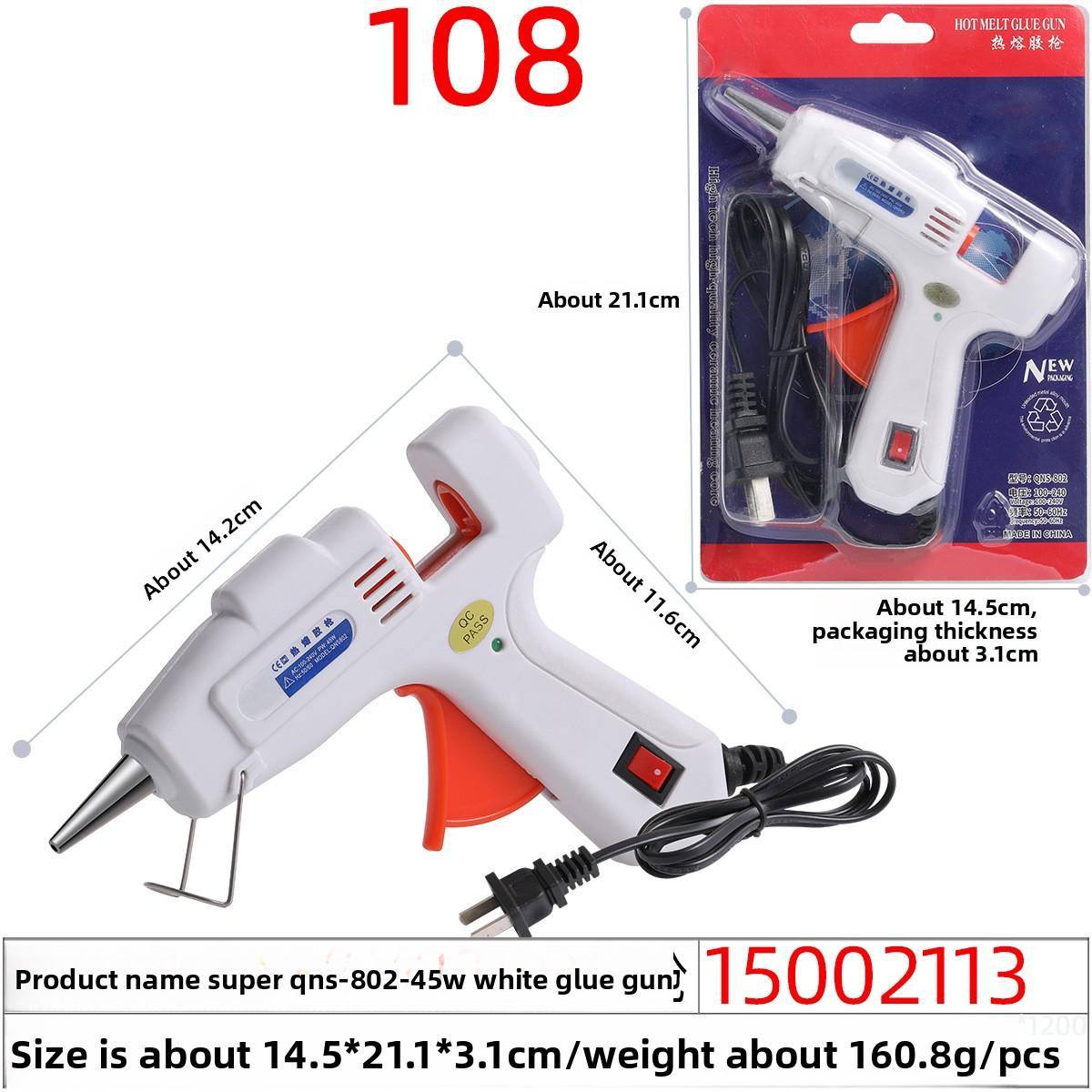 

Регулируемая мощность Температура Пистолет для горячего клея-расплава Маленький клеевой пистолет для детских садов Пистолет для клеевых стержней горячего расплава 15002113#