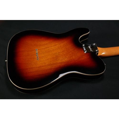 Squier by Fender Classic Vibe 60s Custom Telecaster? Electric Guitar, 3-Tone Sunburst with Soft Case