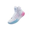 Li Ning YuShuai 14 Boom Basketball Shoes Men's High Top Standard White/Moon White Blue ABAQ033-22