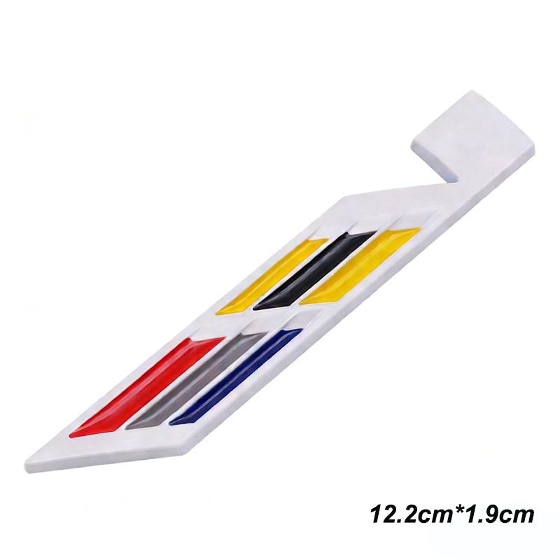 3D Metal Car Fender Decorative Sticker For Cadillac CT4 CT5 CT6 XT4 XT5 Sports Modification Accessories