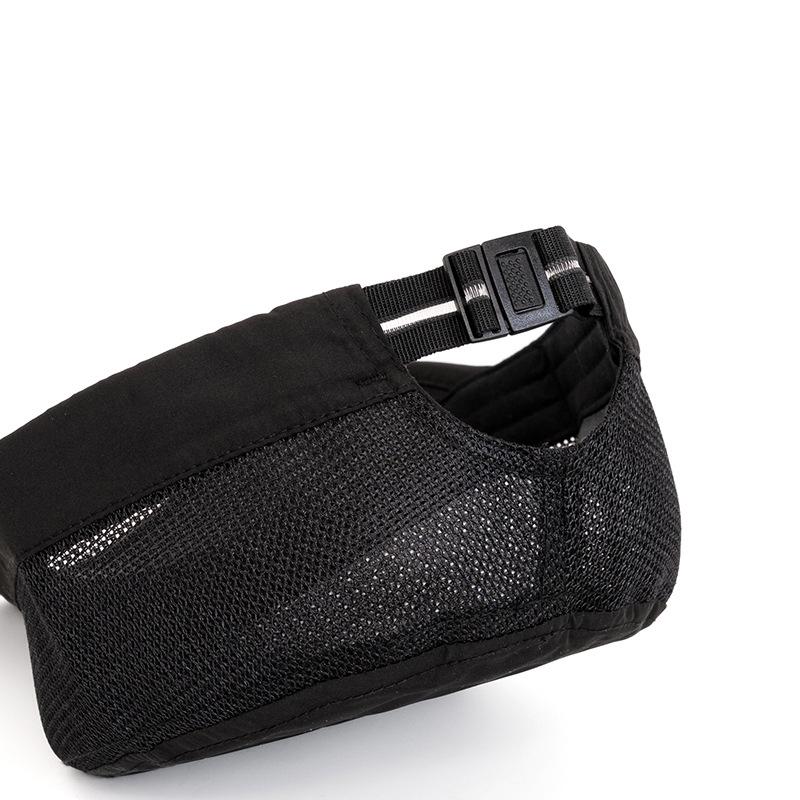 Summer Breathable Mesh Flat Hat Men's Golf Sports Sun Hat Quick-Drying Cap