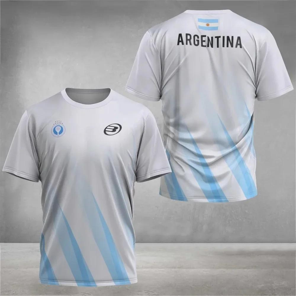 Cool Padel Breathable Fitness T-Shirt Summer Short Sleeve and Women's Top 3D Digital Printing Sports T-Shirts Tops