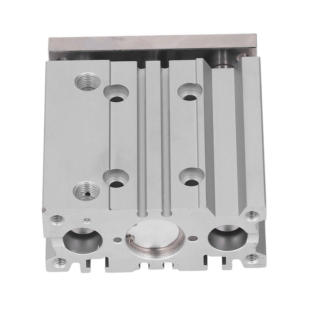 Pneumatikzylinder Luftzylinder 3 Kolbenstangen Aluminiumlegierung 20mm Bohrung 40mm Hub Doppeltwirkend PT18