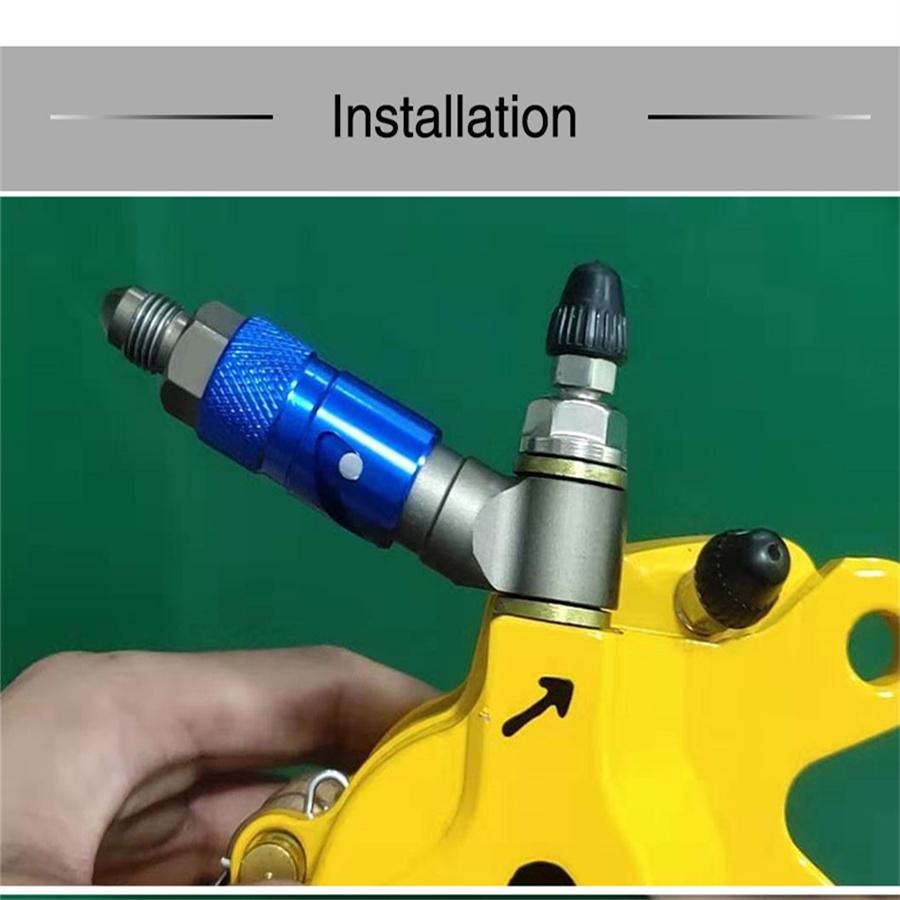 3 AN Black Aluminum CNC Quick Release Dry Brake Line Coupling Fitting Adapter