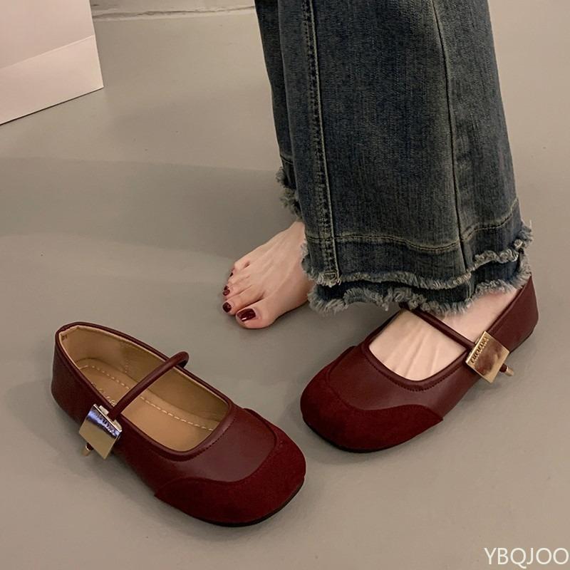 Fashion Spring women's outdoor shoes retro round toe cute casual fashion simple comfortable versatile women's single shoes