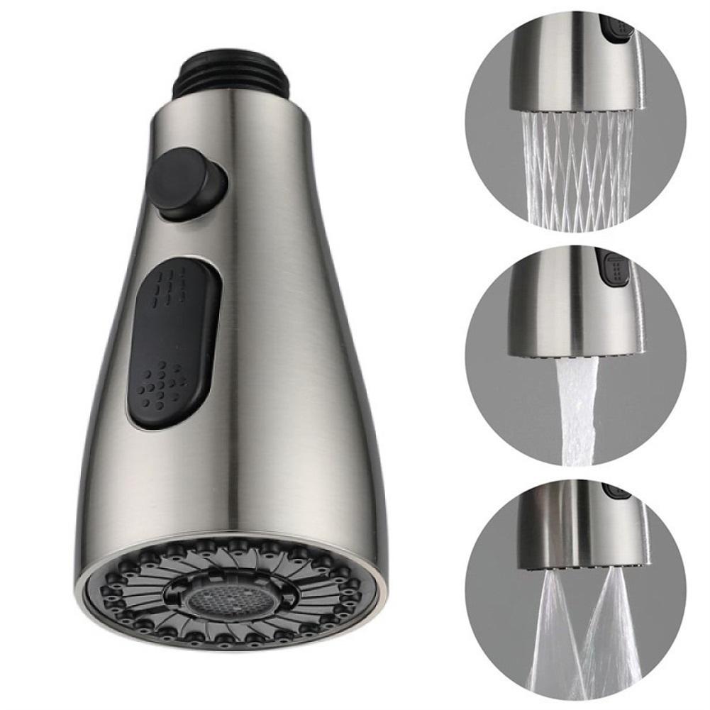 Kitchen Sink Mixer Tap Replacement Shower Head with Three Water Saving Modes