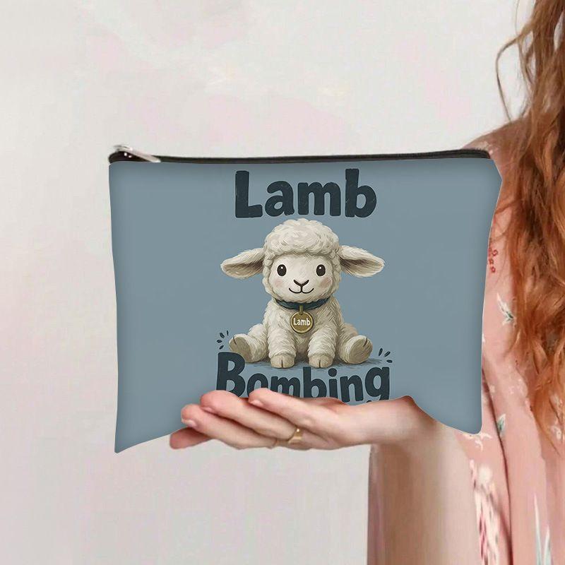 Prodej Kosmetická taška na plátno s ďábelským okem Studentská penál na zip Dámská kosmetická taška