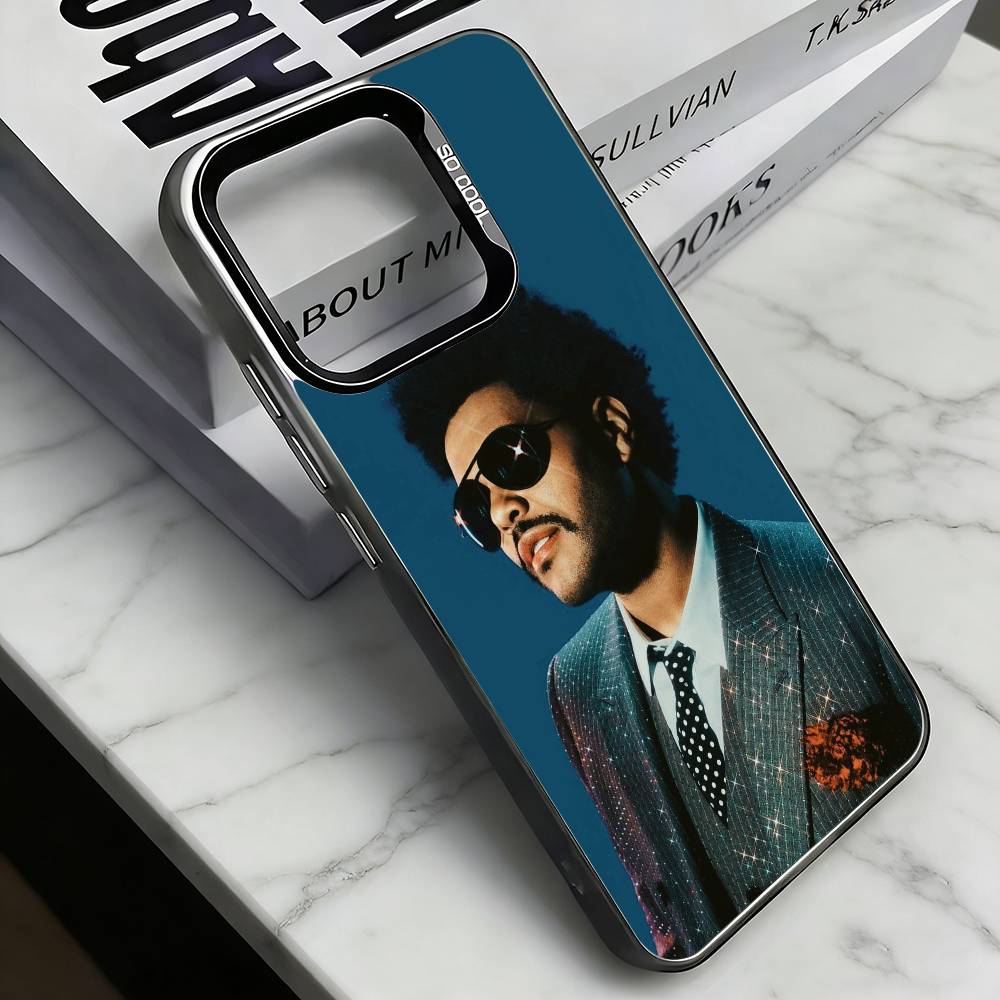 T-The Weeknd Phone Case For iPhone 17,16,15,14,13,12,11 Plus,Pro Max,XS,Colorful Silver Black Cover