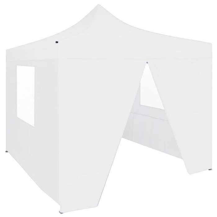 VidaXL Tente de Réception Pliable avec 4 Parois Tonnelle de Jardin Tonnelle de Patio Pavillon de Terrasse Tente d'Extérieur 48861