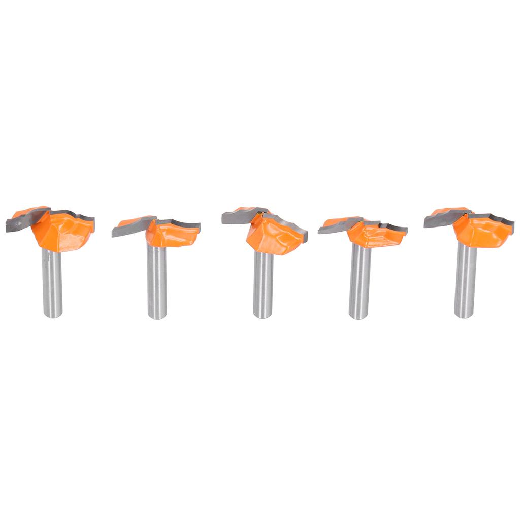 5Pcs 14 Schaft Router Bit für Schrank Tür Holzbearbeitung Cutter Werkzeuge Fräser