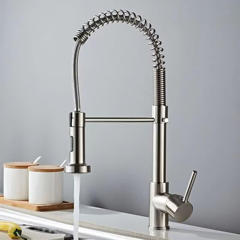 TLXT Spring Pull-Out Kitchen Faucet