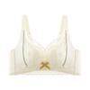 Wire-free Small Chest Gathered Hollow Lace Underwear Women's Side Breast Anti-sagging Adjustment Non-slip Massage Cup Bra
