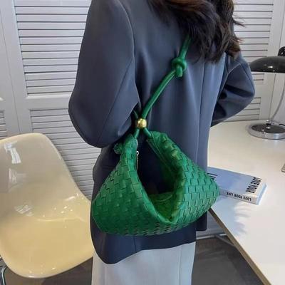 Nova tendência da moda feminina sacos de tecido um ombro textura crossbody sacos bolsa