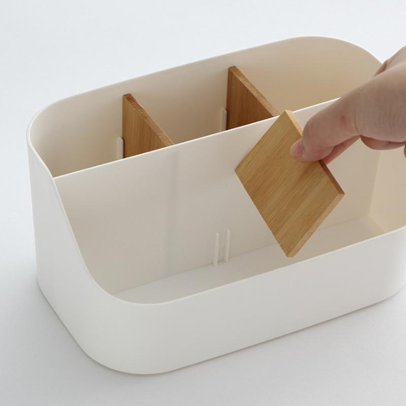 Plastic Multi-Grid Desktop Storage Box, Cosmetic Storage Box, Office Organizer, Partition Storage Box For Office And Living Room