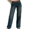 Grenzüberschreitende Damen-Denim-Jeans mit geradem Bein - Exklusiv für Europa und Amerika