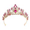 Bridal Crown Wedding Tiara - Korean Style Princess Birthday Headpiece for Women
