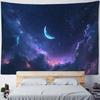 Dreamy Starry Sky Landscape Tapestries Moon Stars Hippie Home Decor Bedroom Dormitory Wall Hangings Artistic Backgrounds