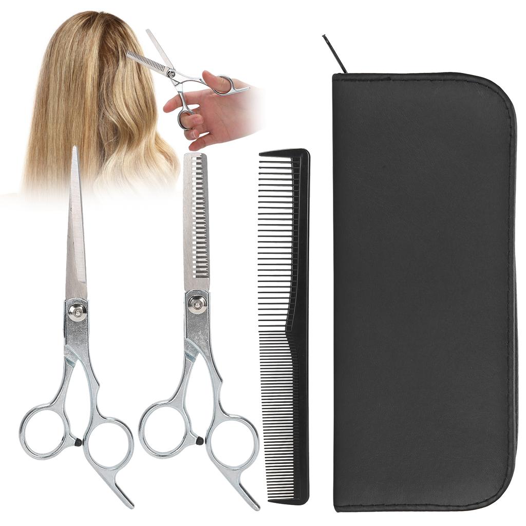 Friseurschere Haarschneideschere Set Edelstahl Professionelle Salon Friseurschere