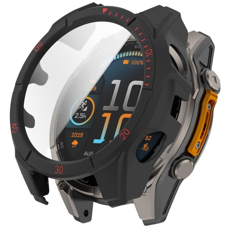 PC +Tempered Film Case for Garmin Descent Mk3i 51mm Smart Watch Band Cover Mk 3i Protector Shell Bumper Accessoies