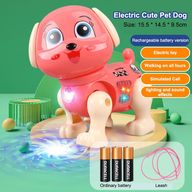 New Pink Color Electric Walking Pig Toy With Light Musical Kids Funny Electronics Toy Children Birthday Gift Toys