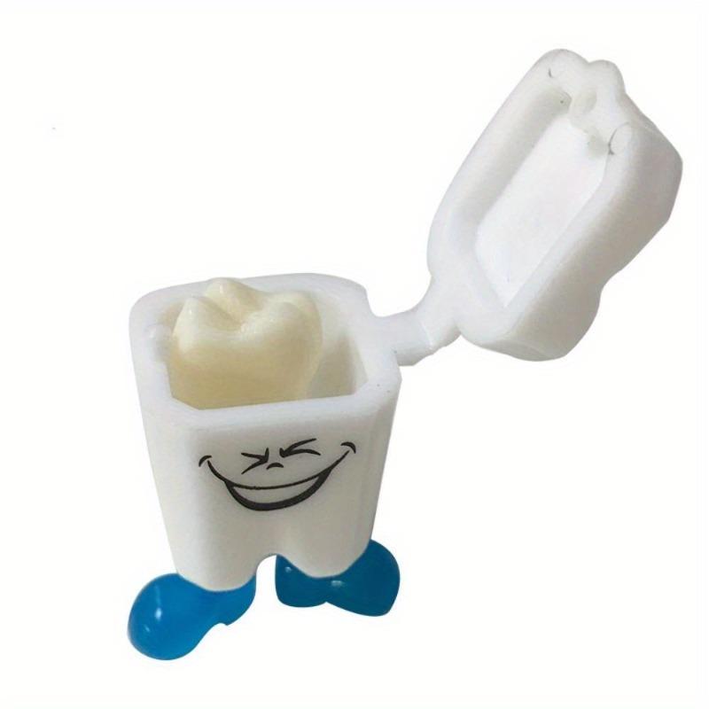 10 STK Baby Tandæske Sød Tegneserie Børns Tænder Organizer Plast Mælketænder Opbevaringsæske Gem Saml Etui Første Tand Mini Gave