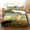 3D Artistic Bedding Set King Monet Van Gogh Style Sky Oil Painting Pattern Printed Duvet Cover With Pillowcases Hot Sale 2/3PCS