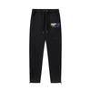 Foreign trade new rainbow color matching letter embroidery velvet loose hooded sweater casual trousers set men and women the same style