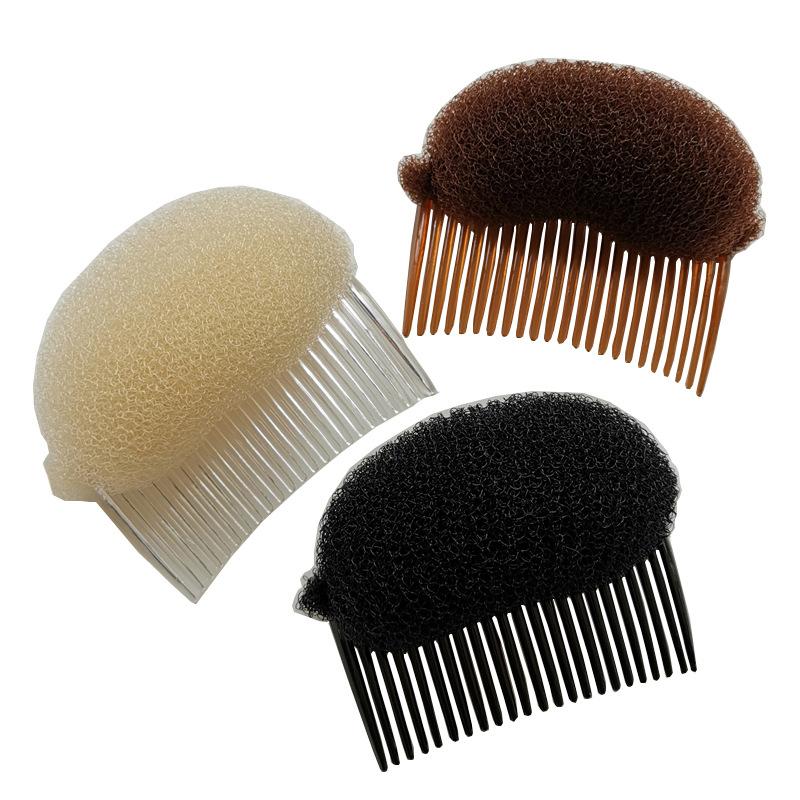 Lystrfac Princess Style Teeth Sponge Hair Comb Hair Pad Fluffy Hair Clips Female Hair Accessories Fashion Ladies Headwear