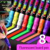 LED Erasable Fluorescent Highlighter Marker for Blackboards and Whiteboards