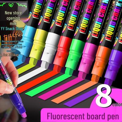 LED Erasable Fluorescent Highlighter Marker for Blackboards and Whiteboards