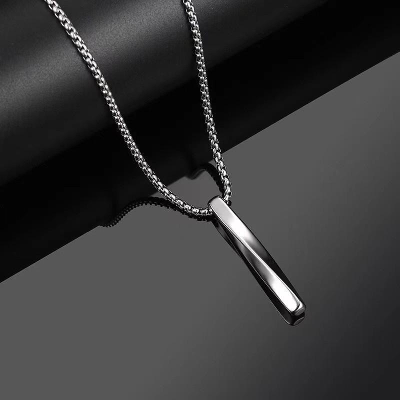 Spiral Necklace for Men. Spiral Necklace in Minimalist Style. Simple Yet Stylish. Cool and Unique. 60cm