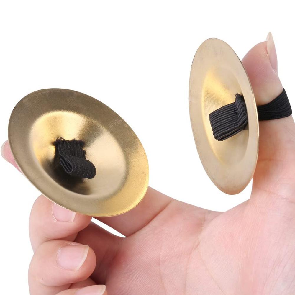 Professional Silver Belly Dance Zills Finger Cymbals Copper Cymbals Finger Dial Pads Belly Dance