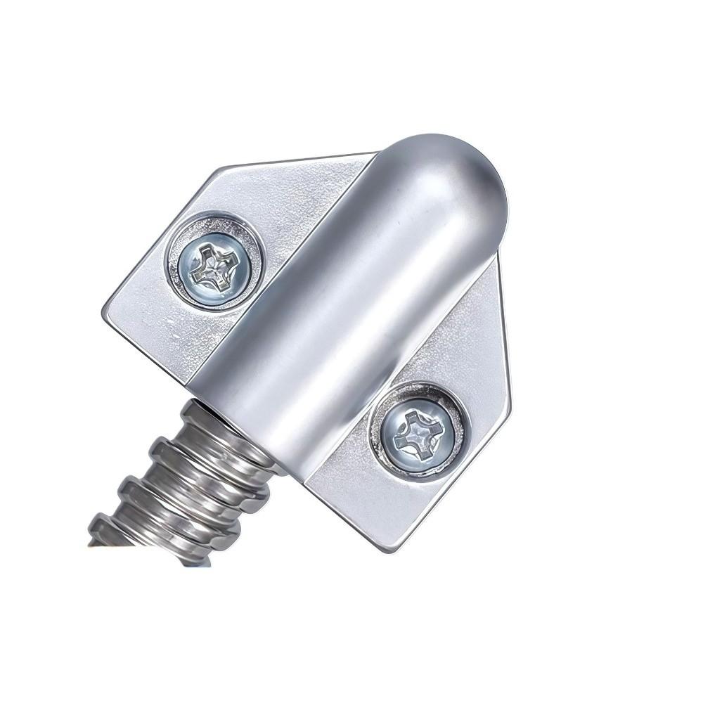 1pcs/3pcs Exposed Mounting Door Flex Conduit Door Cable Protector For Home Security Systems