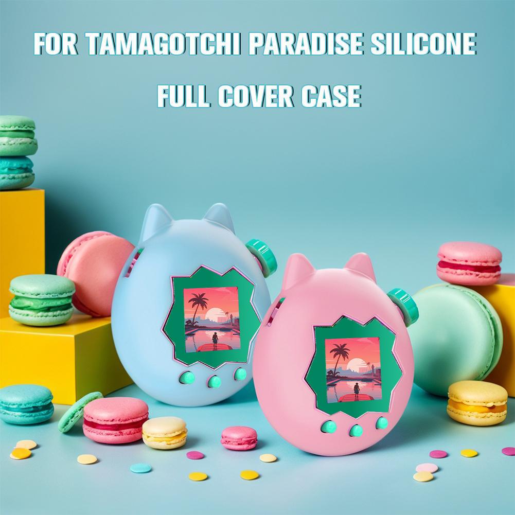 For Tamagotchi Paradise Electronic Pet Machine Cartoon Silicone Full Protective Cover Soft Shell Game Accessories