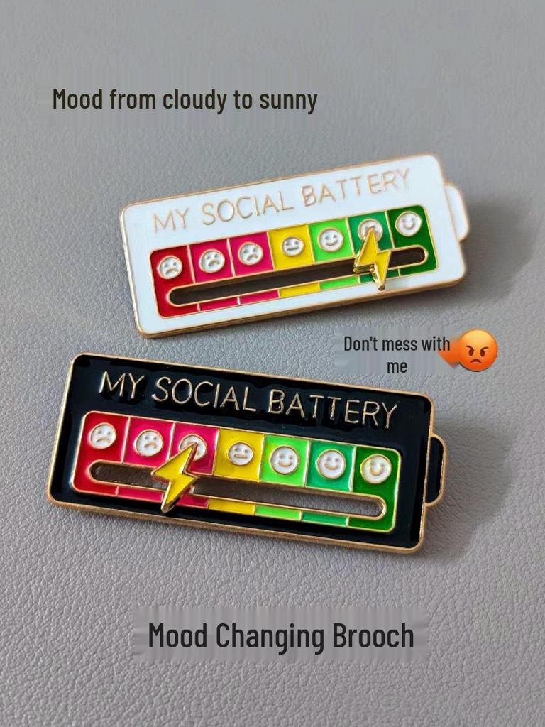 Humörförändrande energibrosch: Anpassningsbar social batterilegeringsnål