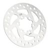 120mm Electric Scooter Disc Brake Anti Corrosion Smooth Friction Reduction Brake Disc Rotor 6 Holes Disc Brake Lining Scooters