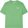 Fila Colorful Casual Loose Short Sleeve T-Shirt Unisex Tops Kelly-Green F51U419101F-GN