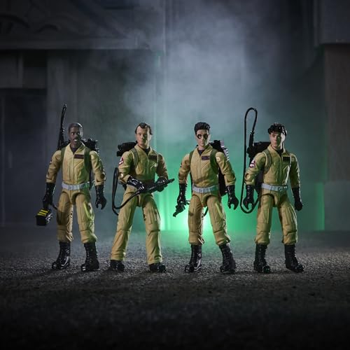 Ghostbusters Plasma Pack O-Ring Action Figure Set, 40th Anniversary, 3.75-inch (9cm) Action Figures, 4-Pack, Ages 4+