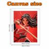 Disney DIY Pearl Art Painting Mulan Heroic Home Wall Decoration Pearl Gemstone Painting Pictures Crafts Home Decoration