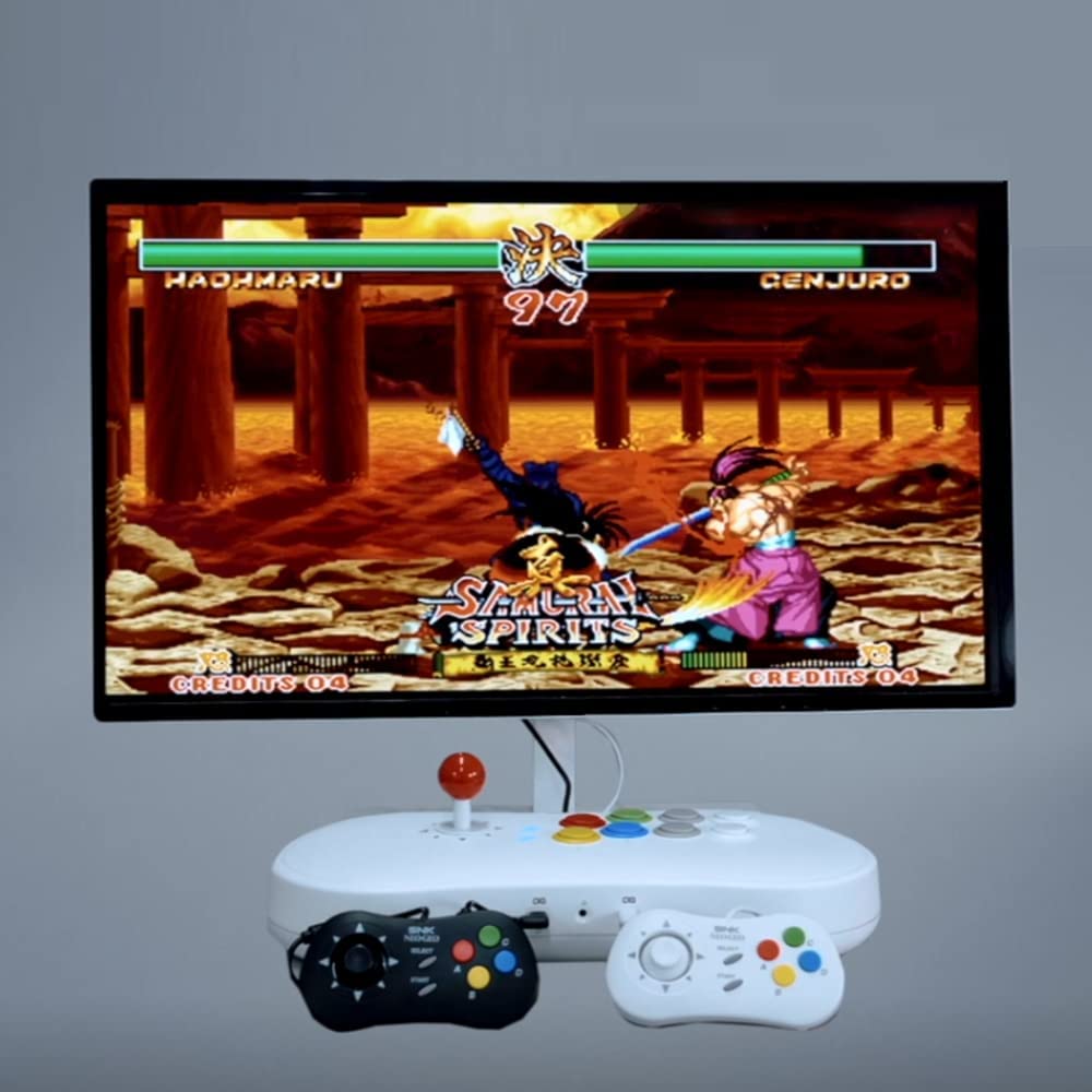 NEOGEO Mini PAD White SNK Classic Wired Game Controller for NEO GEO Arcade Stick Pro - Mini/NEO-GEO