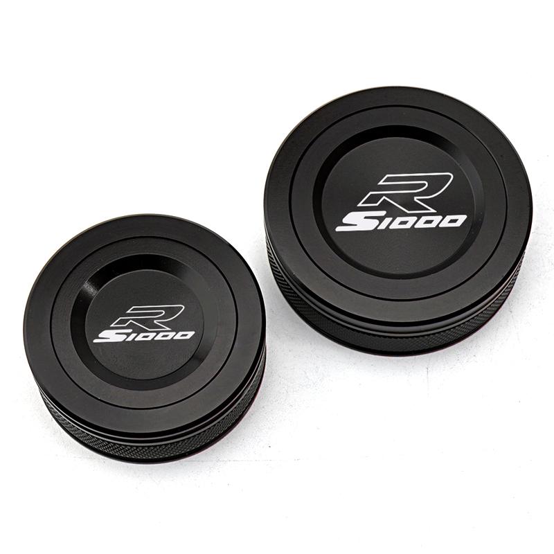 Für BMW S1000R S 1000 R 2015- (nicht für ) Motorrad CNC Vorder- und Hinterbremsflüssigkeitszylinder-Hauptbehälterabdeckung