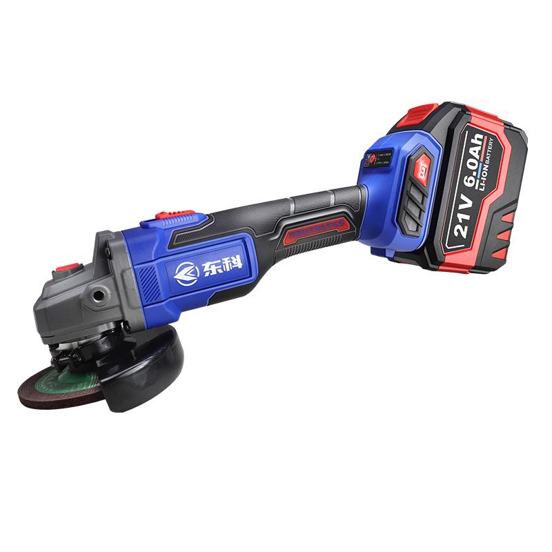Dongke 21V Brushless Lithium Battery Angle Grinder with Charger - Cutting & Polishing Tool