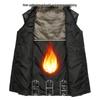 SNOWFLYING Men's V-Neck Lightweight Down Vest