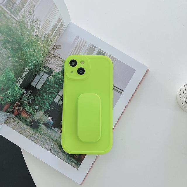 

Неоновый флуоресцентный цветной чехол-подставка для телефона для Iphone 13 12 11 Pro Xr X Xs Max Роскошный милый милый мягкий чехол на заднюю панель For iPhone 13Pro Max