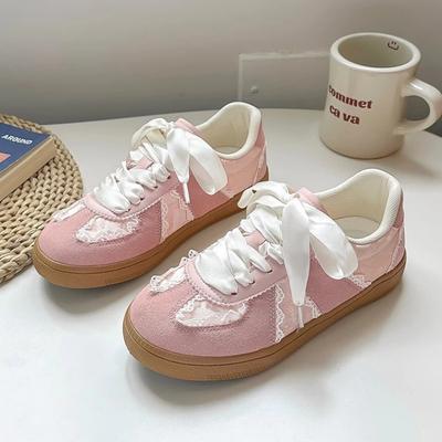 Frühlings-Plateauschuhe mit Absatz, lässige Sport-Sneaker, leichte und atmungsaktive Sneaker