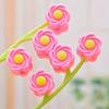 Flower Shape Facial Massage Roller Double Clips V Face Lifting Tool Portable Jaw Massager for Skin Tightening and Sculpting
