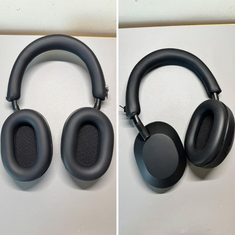 Comfort Protein Leather Earpads Covers Ear Cushions For WH-1000XM5 WH1000XM5 Headphones Enhances Listening