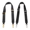 Black Wide Replacement Shoulder Strap for Hobo Cotton/Nylon Crossbody Bag or Backpack