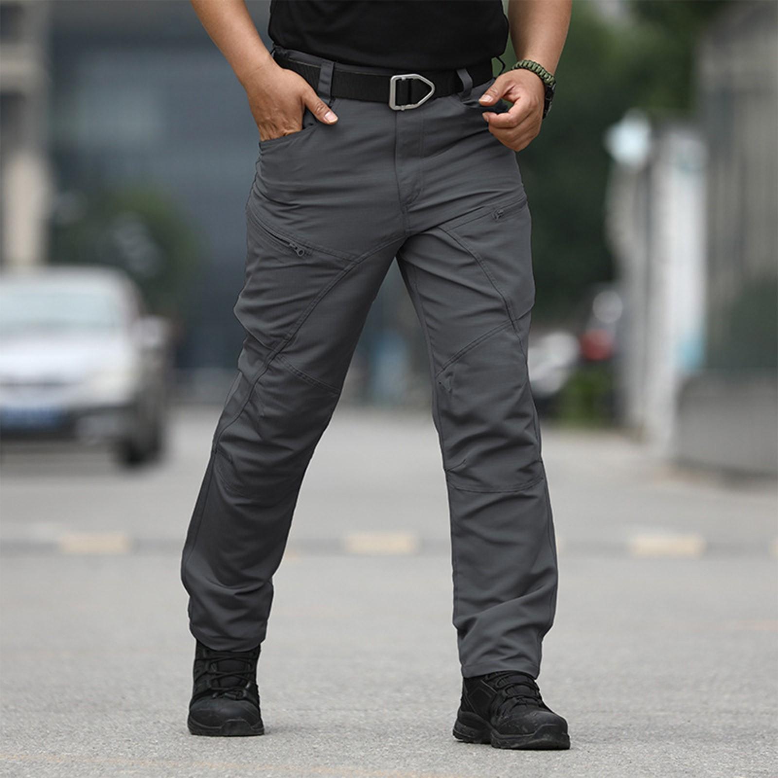 

Чоловічі штани, штани для військових ентузіастів, штани для тренувань на відкритому повітрі та зимові камуфляжні штани, зносостійкі штани для походів XXL